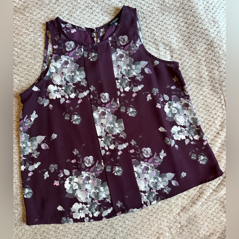 Sunset Sale! Last Chance!Papermoon Floral Swing Sleeveless Blouse